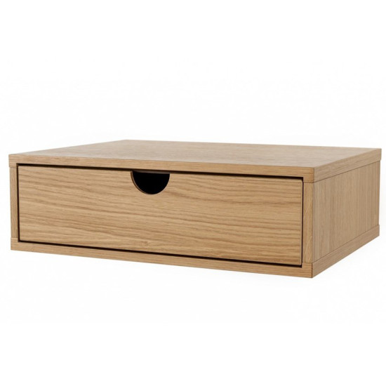 Farsta sieninis naktinis stalelis 3 spalvose (juodas, baltas, ąžuolas) image