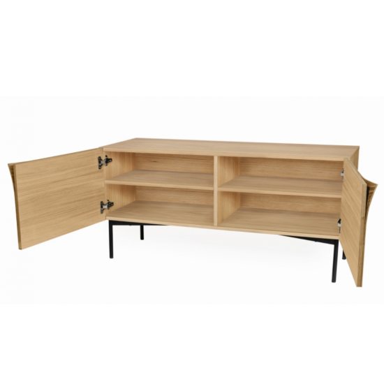 Flop komoda (ąžuolas-juodas) Woodman kolekcija, Korpuso baldai, Komodos image