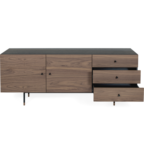 Jaunimo bufetas (riešutmedis) Woodman kolekcija, Korpuso baldai, Komodos image