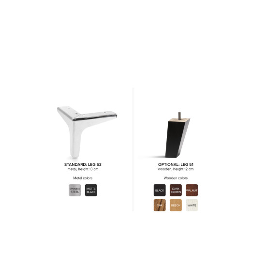 Sofa HUDSON (Neištraukiamas) (Kampinis) Sofa, Neatrankami kampiniai sofa image