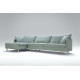 Trumpas kampinis, modulinis sofos JULIA (Chaiselongue) image