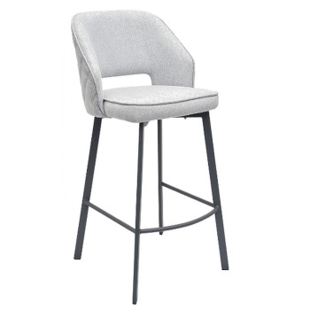 Bāra krēsls ANDRE šviesiai pilkas