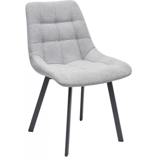 Krēsls CUSTO gaiši pelēks Krēsli, Virtuves krēsli image