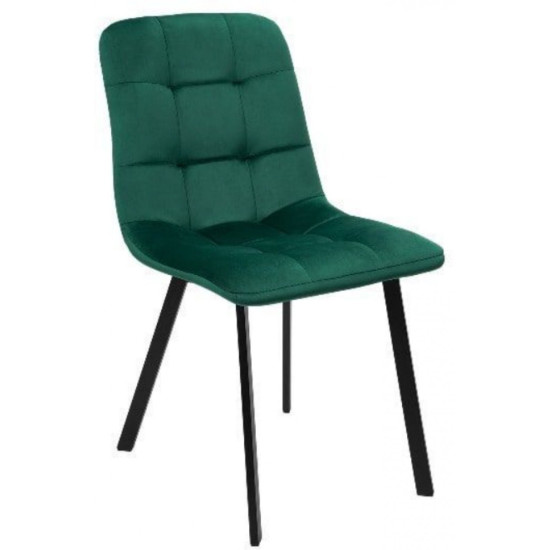 Chair CUSTO dark green Chairs, Kitchen chairs image