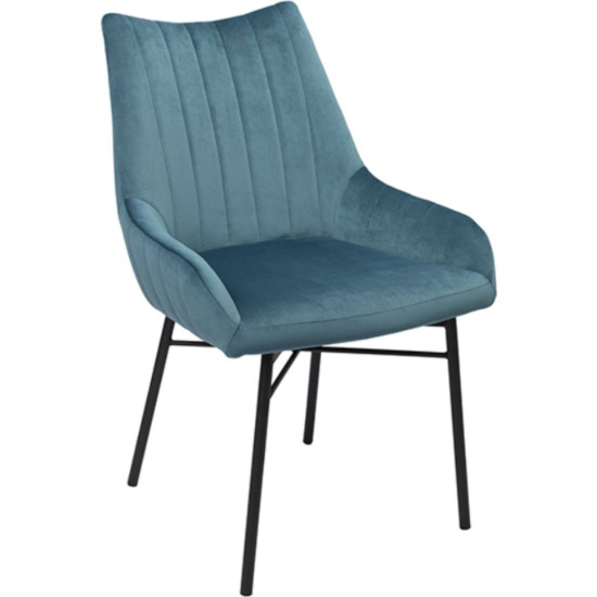 Kėdė DENIS turkio mėlyna Kėdės, Virtuvės kėdės image