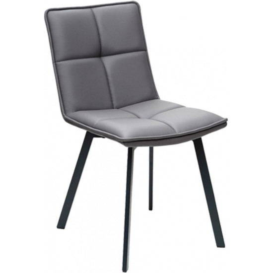 Kėdė LARS PU tamsiai pilka Kėdės, Virtuvės kėdės image