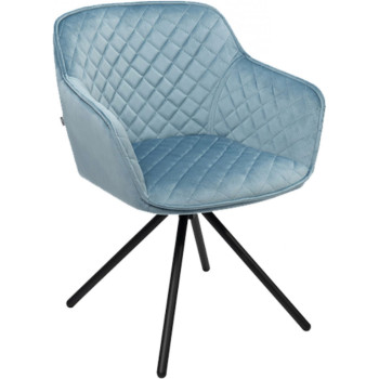 Kėdė LUCAS mėlyna / pasukama