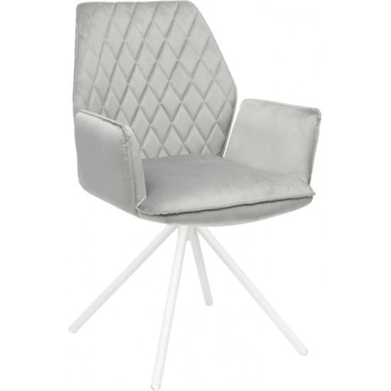 MORIS kėdė šviesiai pilka / pasukama image