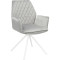 MORIS kėdė šviesiai pilka / pasukama