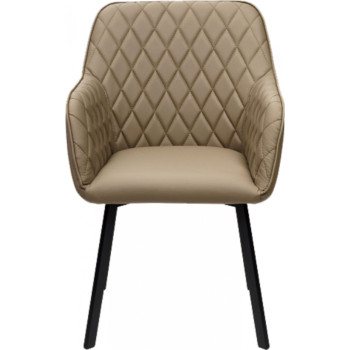 Kėdė TOMAS PU šviesiai ruda / sukamoji