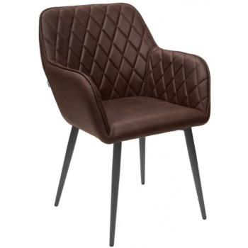 Kėdė TOMAS PU tamsiai ruda