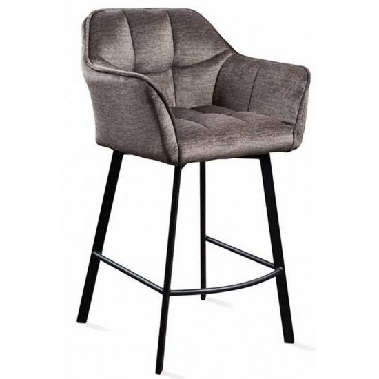 FRANK half-bar chair, dark brown image
