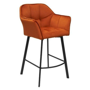 Half-bar chair FRANK copper color