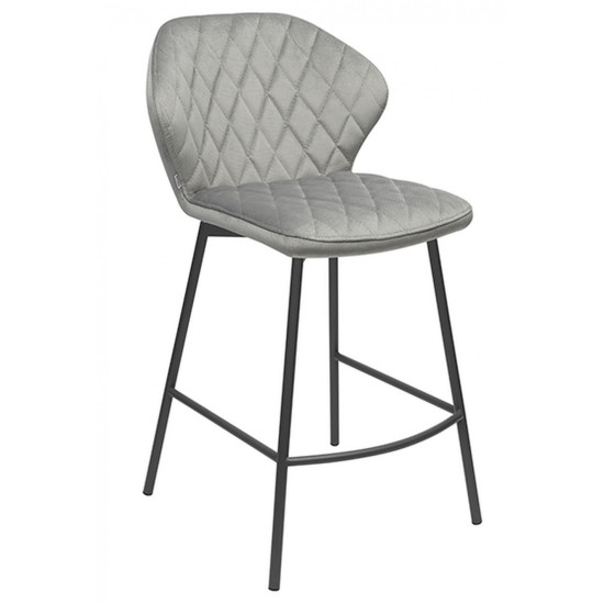 RALF pusiau baro kėdė šviesiai pilka Kėdės, Virtuvės kėdės image