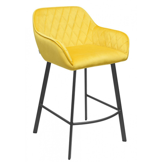 Pusiau baro kėdė TOMAS geltona Kėdės, Virtuvės kėdės image