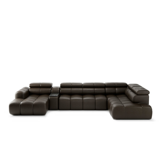 Kampinė sofa Bloom electric seat extension