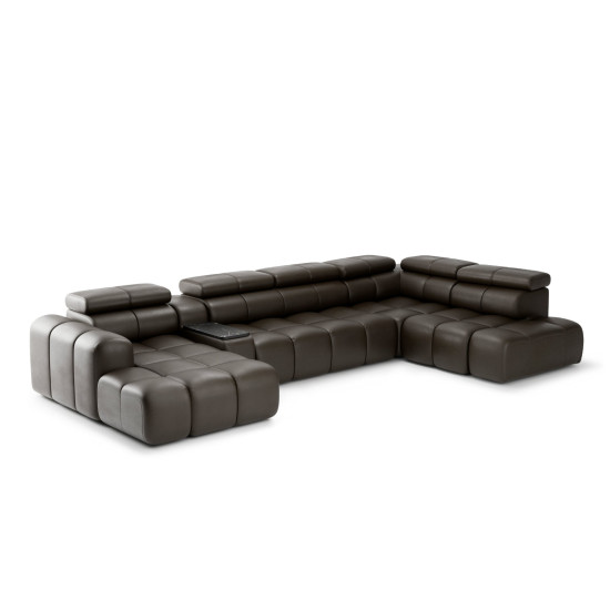 Kampinė sofa Bloom electric seat extension