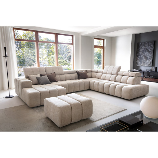 Kampinė sofa electric seat extension Zürich