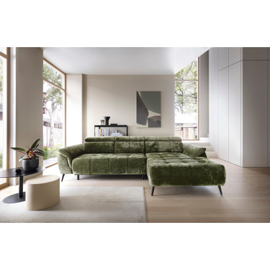 Kampinė sofa electric seat extension Genova I Ištraukiami sofai, Ištraukiami kampiniai sofai image