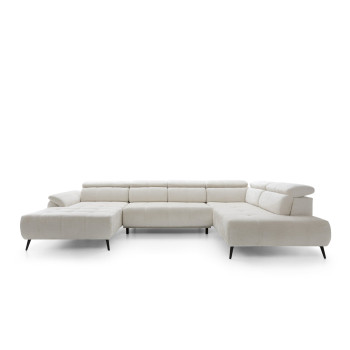 Kampinė sofa electric seat extension Genova III