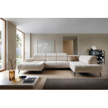 Kampinė sofa electric seat extension Genova III