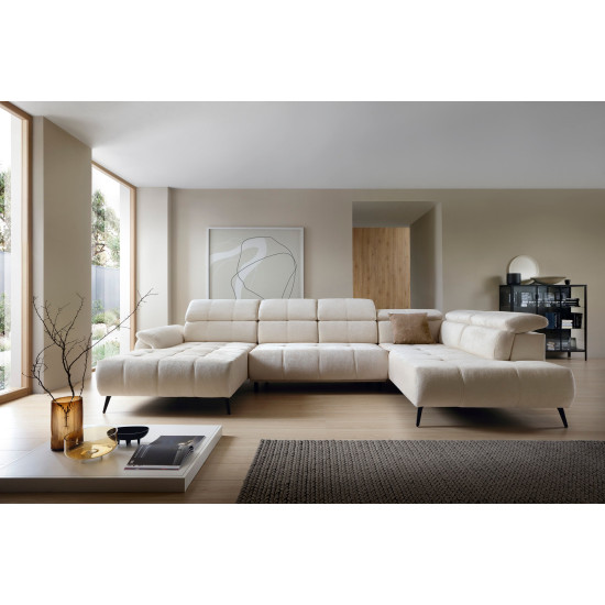 Kampinė sofa electric seat extension Genova III Ištraukiami sofai, Ištraukiami kampiniai sofai image