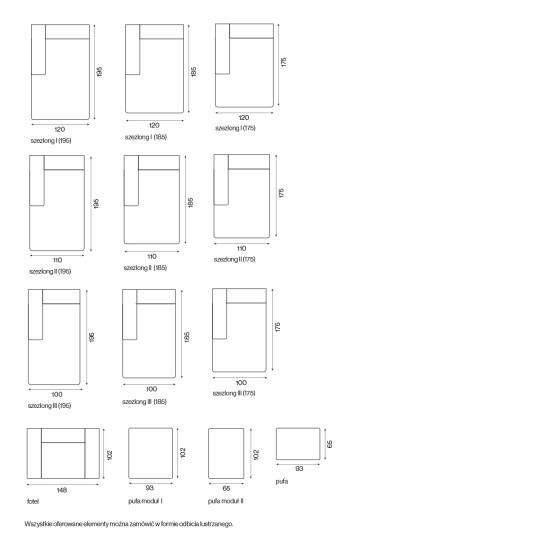 Kampinė sofa Vento Mini