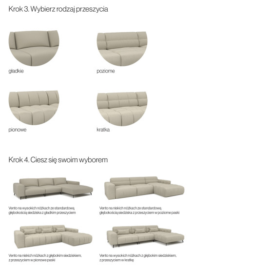 Kampinė sofa Vento Max