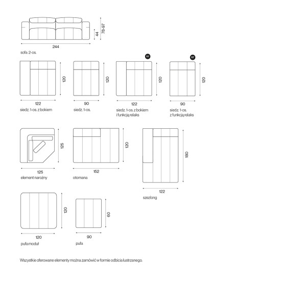 Kampinė sofa Nuvia