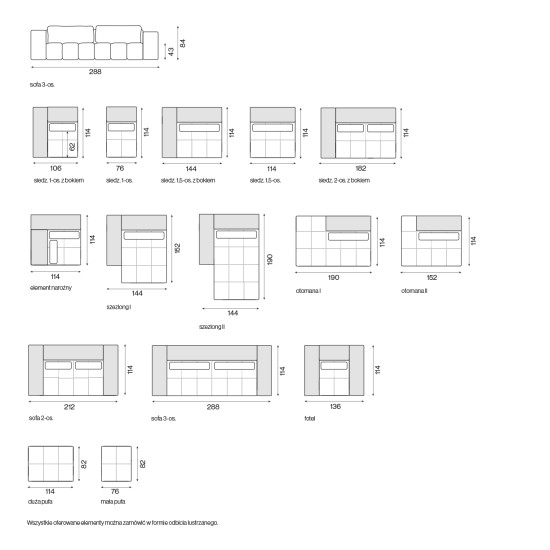Kampinė sofa Como