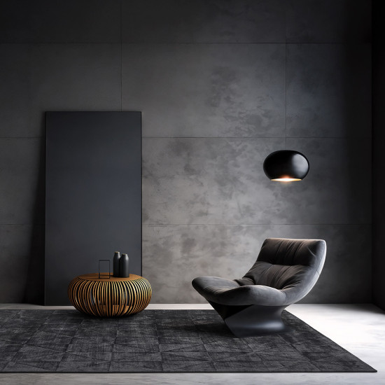 Kilimas Caravaggio Anthracite