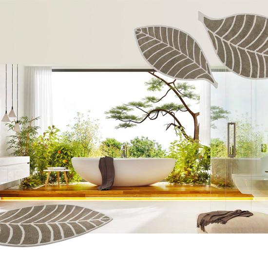 Kilimas LEAF BEIGE/IVORY, 80 × 140 cm