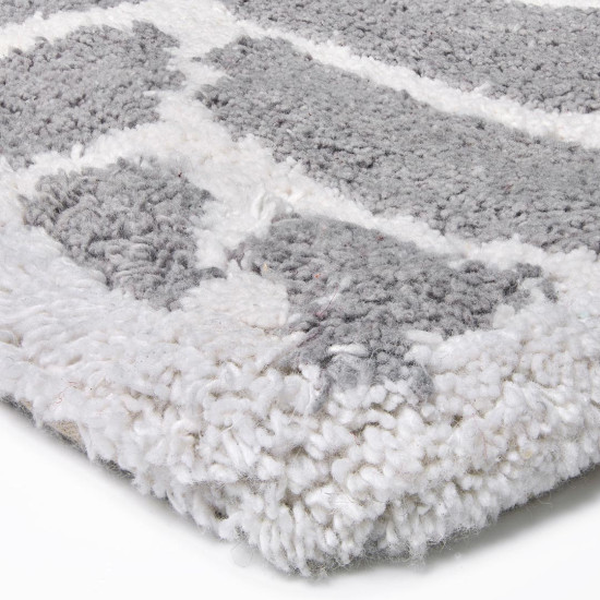 Kilimas LEAF GREY/IVORY, 80 × 140 cm