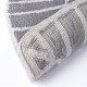 Kilimas LEAF GREY/IVORY, 80 × 140 cm