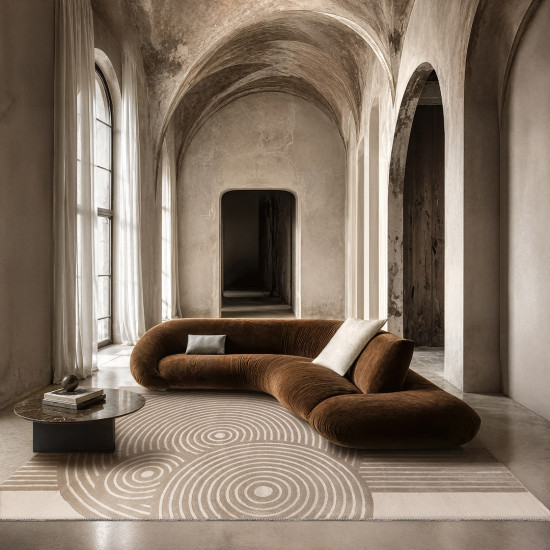Kilimas ZEN MARRON GLACÈ