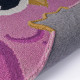 Kilimas ANIMALS OWL PINK, 90 × 90 cm