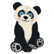 Kilimas ANIMALS PANDA BLACK/WHITE, 60 × 90 cm