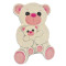 Kilimas ANIMALS POLAR BEAR IVORY/PINK, 60 × 90 cm